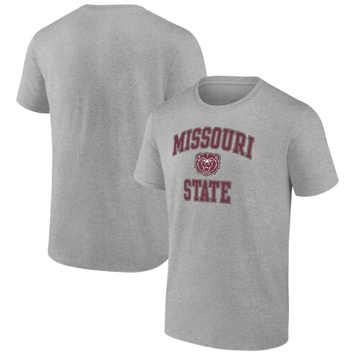 Men's Heather Gray Missouri State University Bears Campus T-Shirt - 第 1/3 張圖片