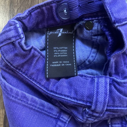 7 For All Mankind Girls Jean Denim Size 6 Little Girls - Picture 4 of 11