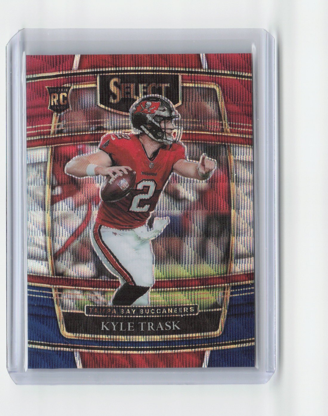 2021 Panini Select #63 Kyle Trask Tri-Color Prizm #/249