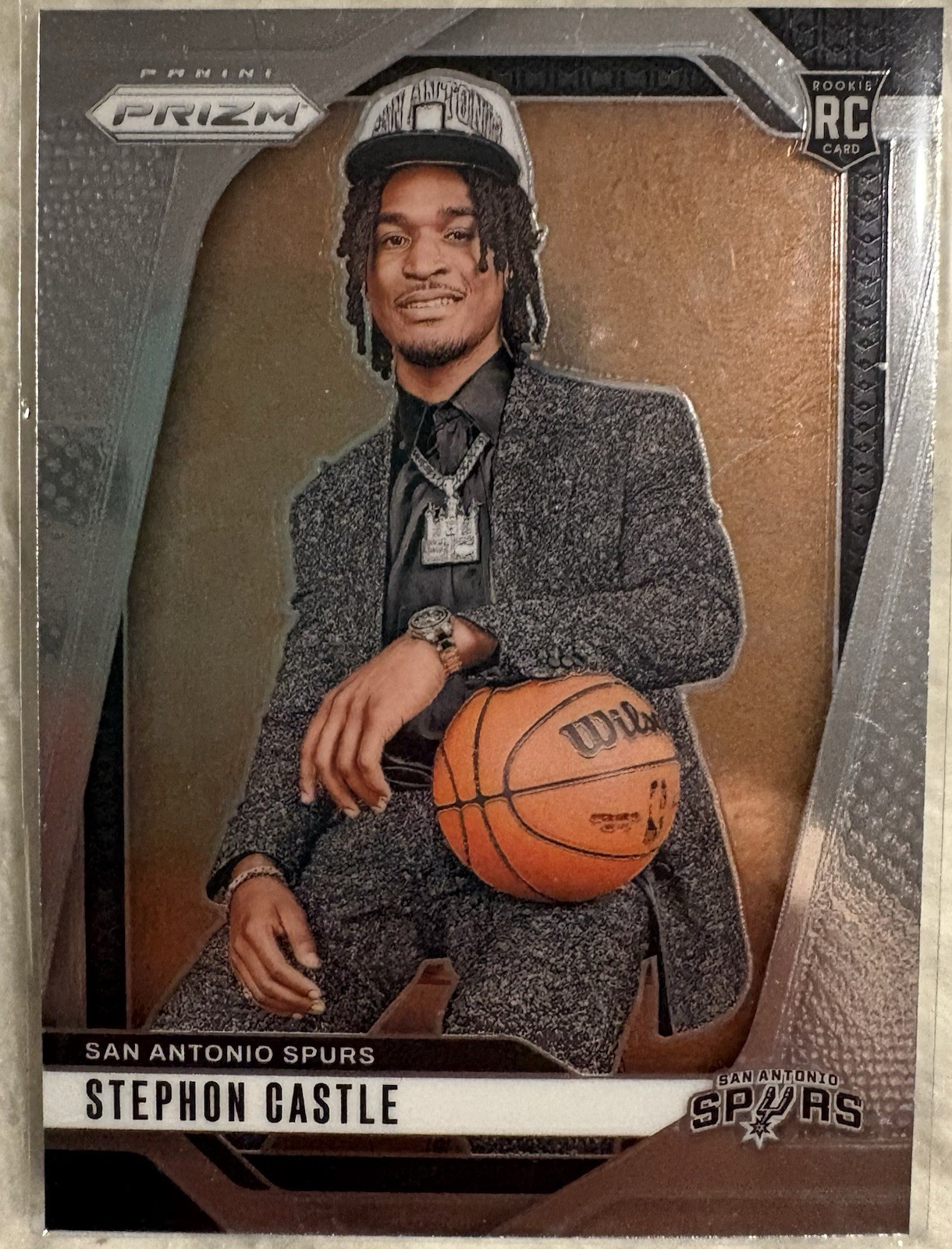 2024-25 Panini Prizm Basketball Stephon Castle Rookie Variation No. 234