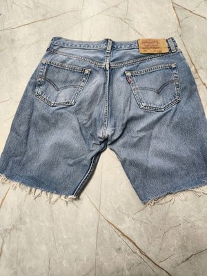 Levi's Modell 501 Herren Jeans Shorts blau Größe W36 50 italienisch