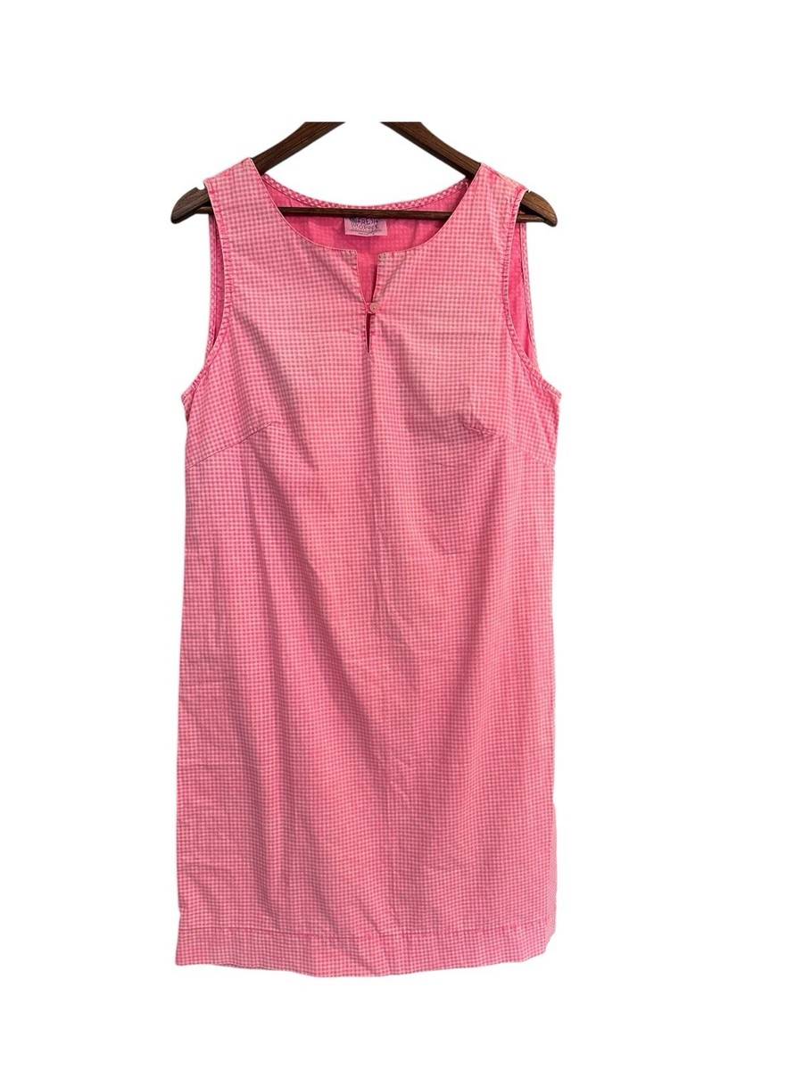 バレエ type H half sleeve / glen check pink P Fresh Produce Gingham Check Dress Women's L Pink Sleeveless