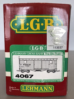 LGB 4067 Denver & Rio Grande Boxcar G Scale | eBay
