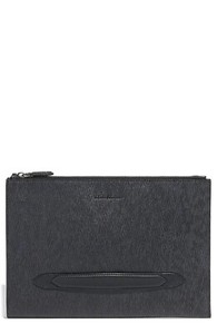100% AUTHENTIC FERRAGAMO REVIVAL TEXTURED PORTFOLIO DOCUMENT POUCH HOLDER BAG