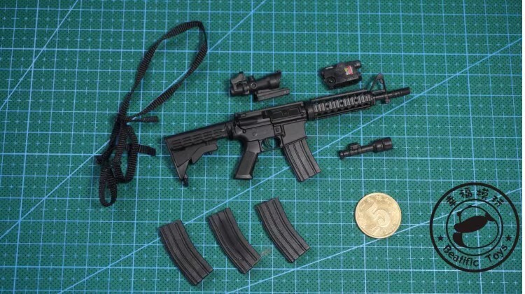 FLAGSET 73004 1/6 Scale Main Weapon Gun Model for 12'' NAVY SEALS