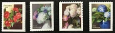 2017 Scott #5237-40 - Forever - FLOWERS FROM THE GARDEN - Set of 4 Singles -MNH 