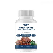 Funghi Ganodora Lucidum Capsule, Integratore di Funghi, Inodore, 60 Capsule