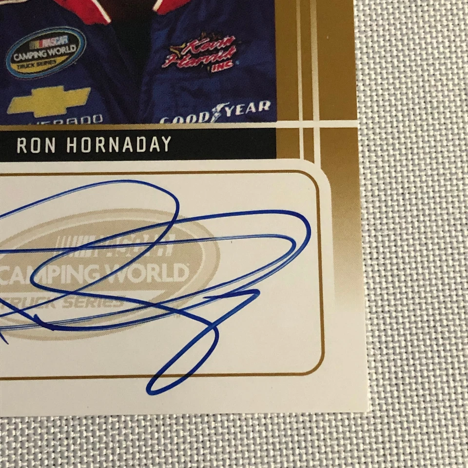 2009 Press Pass Signings Ron Hornaday Auto Autograph Signed Card NASCAR - Image 4 of 4