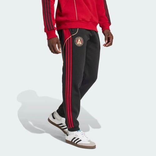 Adidas men Atlanta United FC UBP Travel Pants, Black/Red; M - Picture 3 of 7