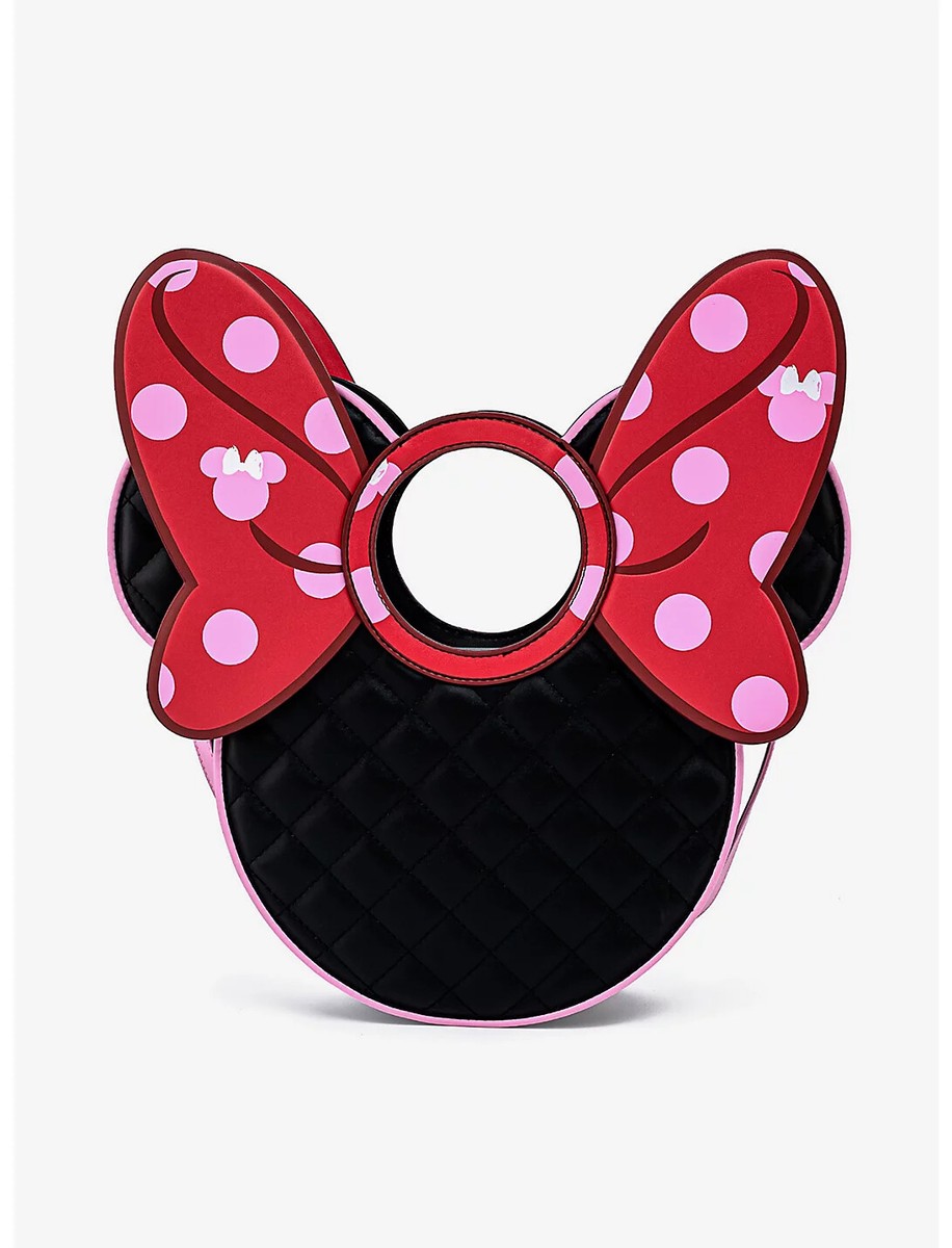 Loungefly Disney Minnie Mouse Bow Crossbody Bag - New | eBay display picture 1