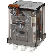 Image of Finder 55.34.8.024.0050 Relay 24V AC 7A 4 change-overs 1pc