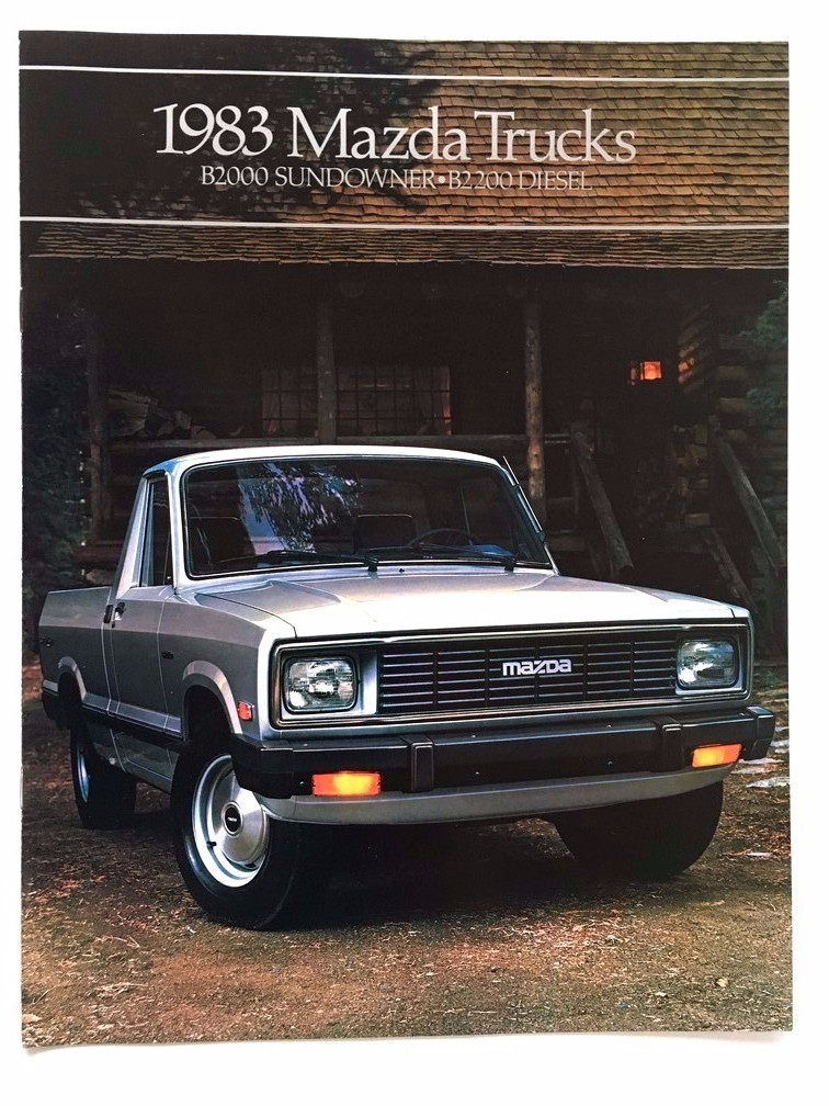 1983 Mazda Truck Original Car Sales Brochure Catalog - B2000 B2200