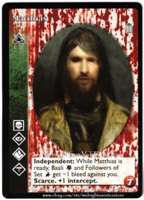 Matthias Salubri V:TES VTES Vampire CCG