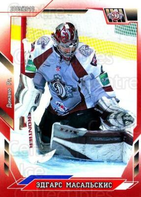 2009-10 Russian KHL Hot Ice #163 Edgars Masalskis