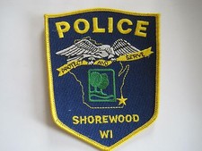 Law Enforcement Collector Patch Shorewood Wisconsin WI Police Dept 