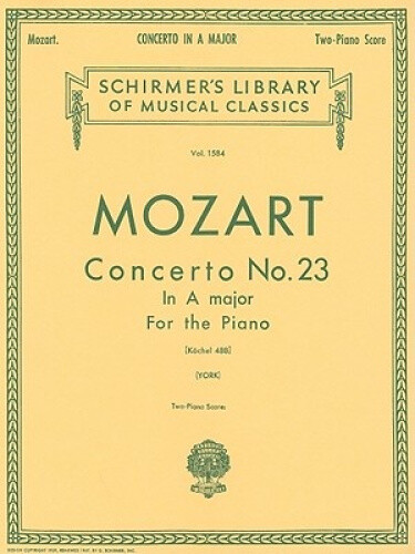 Thumbnail - Concerto No. 23 In A, K.488: Schirmer Library Of Classics Volume 1584