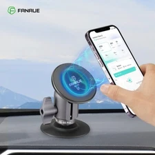 FANAUE Aluminum Magnetic Car Phone Holder Stand for Center Control Screen