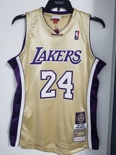 Men's Lakers Kobe Brian Mitchell and ness HOF  nba authentic yersey 