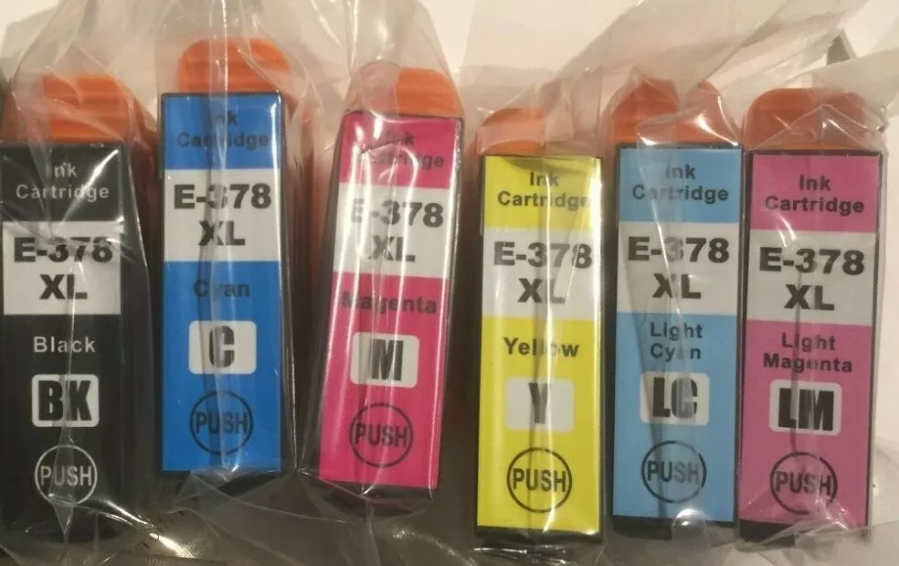 COMPATIBLE INK CARTRIDGE SET FOR EPSON EXPRESSION PHOTO XP 8600 XP 8605 PRINTERS