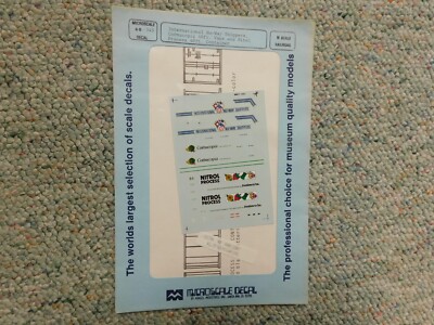 Microscale decals N 60-345 International Nu-Way Cornucopia 40' Vans Nitol N113
