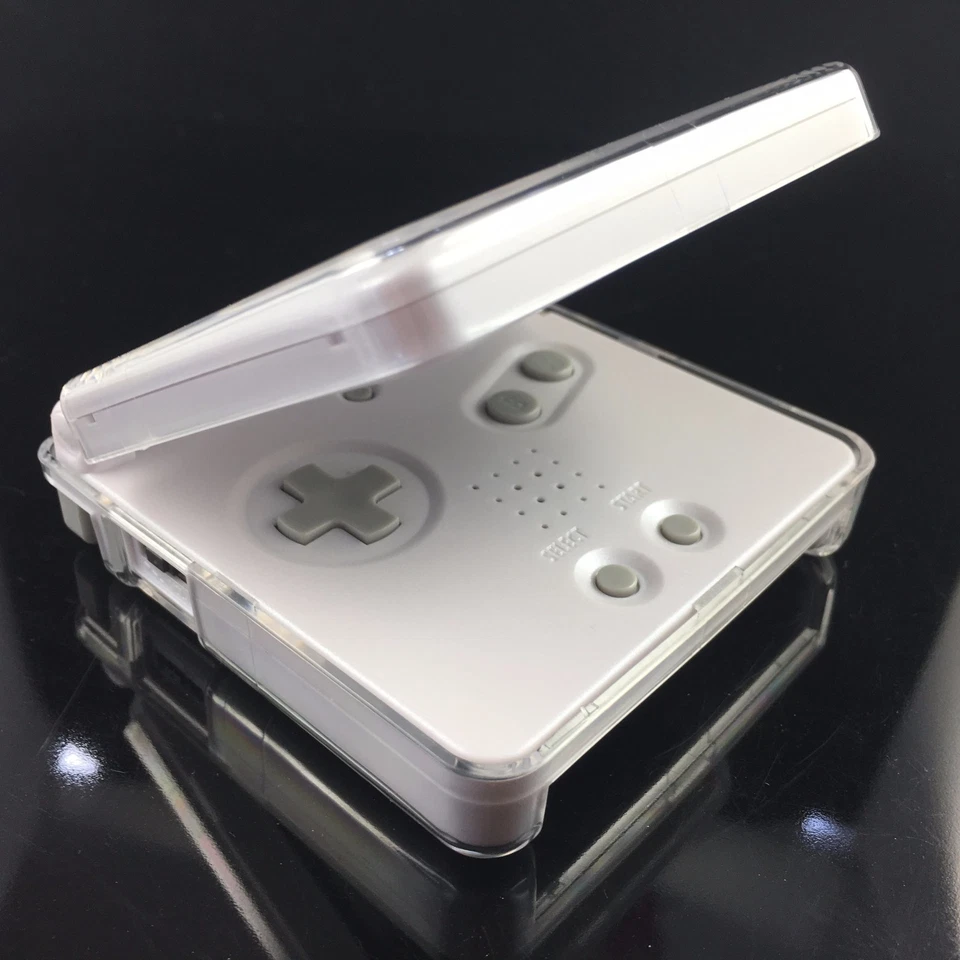 For Gameboy Advance SP Clear Crystal Hard Case Cover Shell Skin GBASP - Image 4 of 4