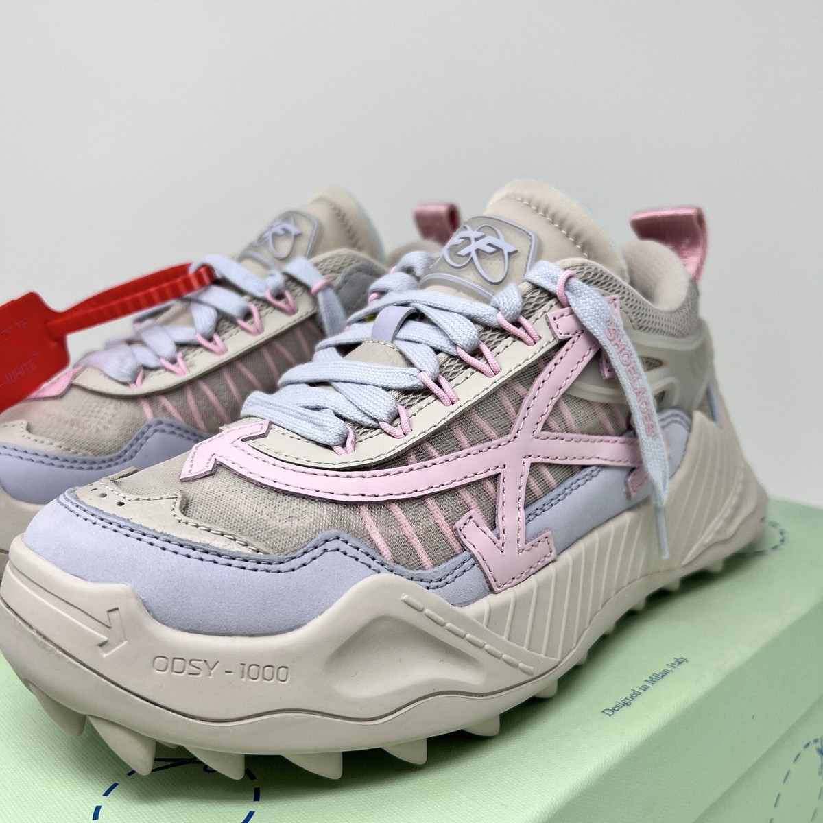Odsy 1000 Off White Sneakers Pink Size Off-White ODSY-1000 Beige