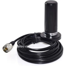 HH-N2RS 144/430MHz UHF Male Car Ham Radio Antenna Magnetic Mount 16ft RG58 Cable