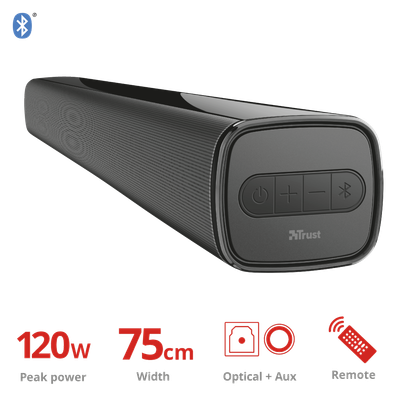 trust lino bluetooth wireless soundbar