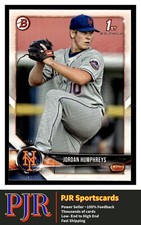 2018 Bowman #BP66 Jordan Humphreys New York Mets  Buy 4 - 35% OFF