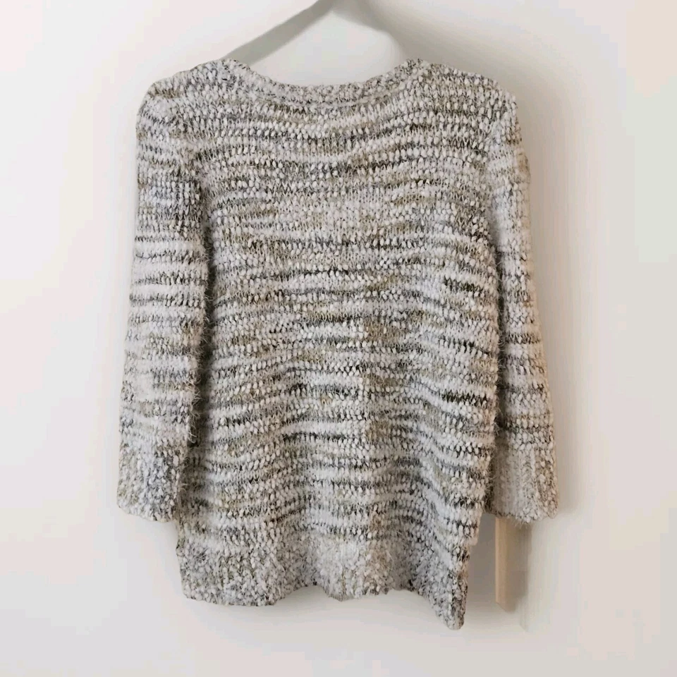Dressbarn свитер женщин размер L многоцветный мягкий вязаный пуловер 3/4 рукава  - Изображение 2 из 4