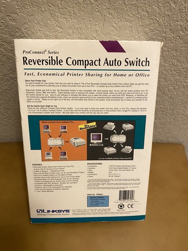 Linksys Auto (PASB421) 4-Ports External Switch - Afbeelding 3 van 6
