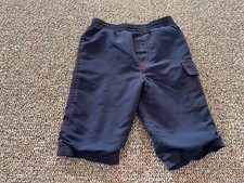 Boys Blue Cargo Pants with Red Stitching 12M