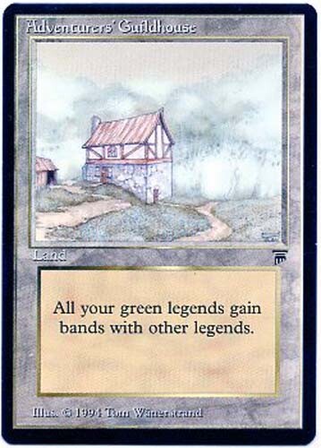 ADVENTURERS' GUILDHOUSE X1  MAGIC MTG  LEGENDS EXCELLENT (EX) 1994