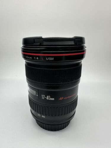 Canon EF 17-40mm f4 L USM Lens Good Used Condition. Tested And Working!