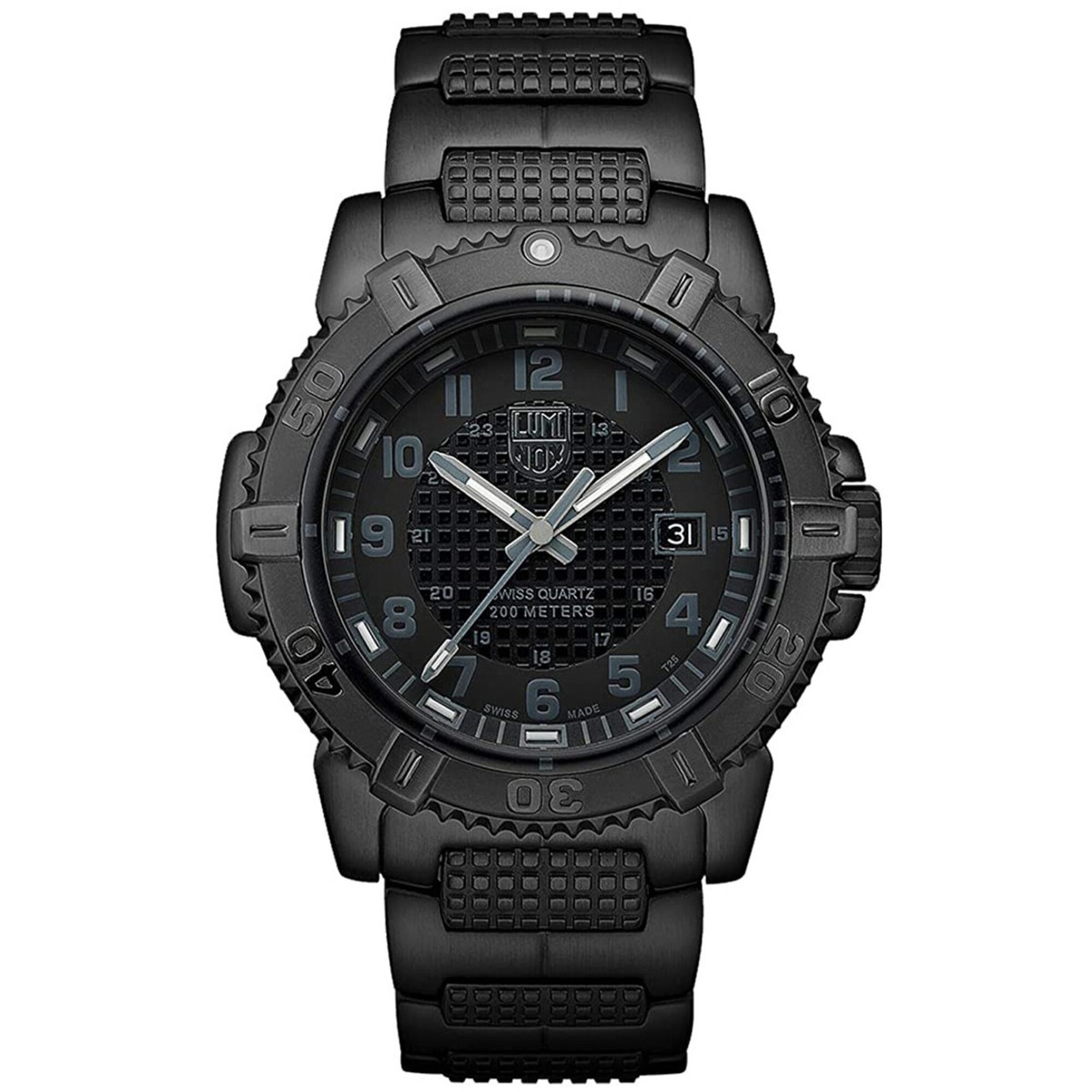 LUMINOX ルミノックス モダンマリナー6250 6251 6252.BO Luminox Men'sWatch Modern Mariner Quartz Black Dial Steel