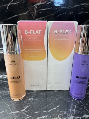 Maelys B-Flat Firming Belly Cream + B-FLEX FIRM ARM CREAM  3.38oz New  SALE 