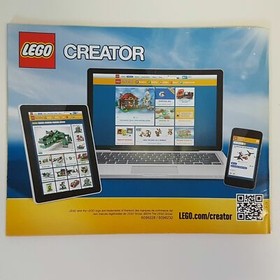 INSTRUCTION MANUALS Lego Creator Roaring Power Car Plane T-Rex 31024 BOOKLETS