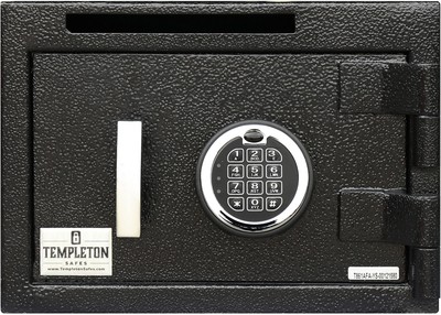 Compact Depository Drop Safe With Electronic Multiuser Keypad Combination Lock W