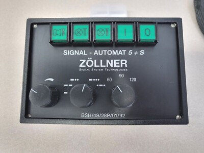 Zollner Signal Automat 5+S, 230V, 2A, BSH/49/28P/01/92, Good Condition