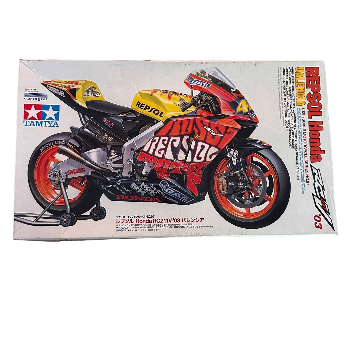 タミヤ 1/12 レプソル Honda RC211V '03 V.ロッシ