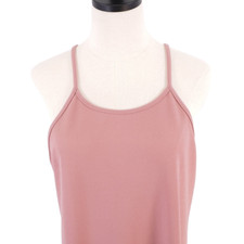 Wallflower Pink Mini Dress XL Spaghetti Strap Polyester Blend