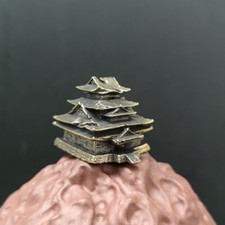 Brass landscaping, dilapidated houses, Chinese ancient architectural models