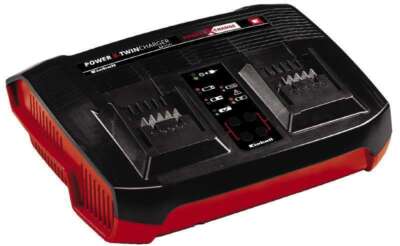 EINHELL Power-X-Twincharger 3 A PXC-Ladegerät Akkuladegrät 2x 18 V für Akkus 