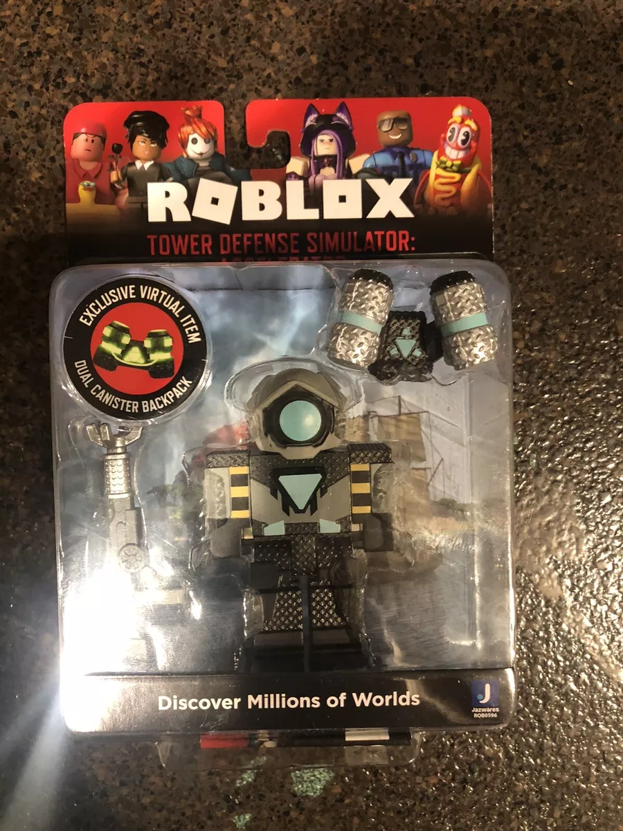 Jazwares Roblox Tower Defense Simulator: Accelerator Collectible Figure  with Accessories (ROB0596) for sale online