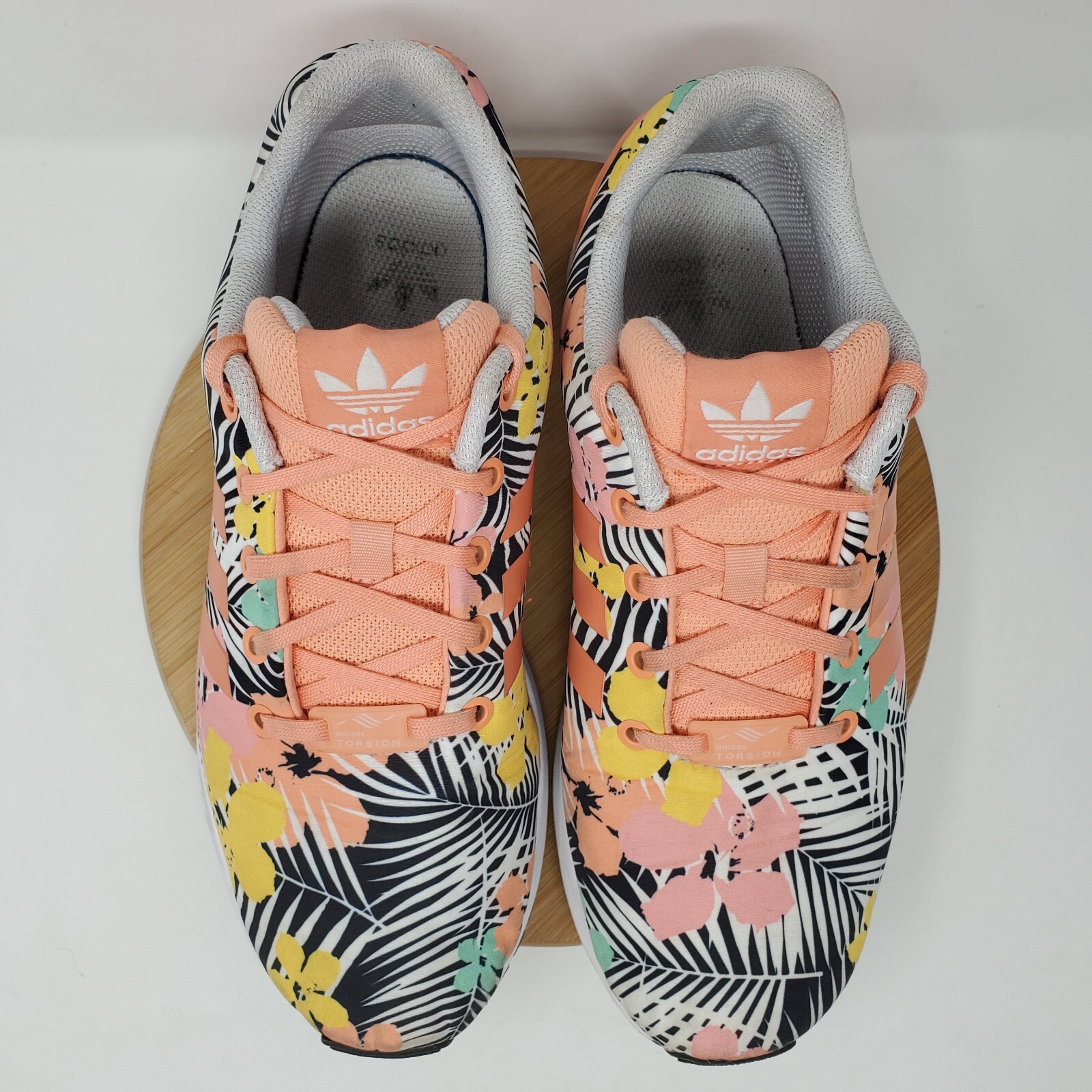 SAOLA Sneakers Adidas ZX Flus da uomo 6 5 palme tropicali floreali scarpe da corsa basse