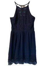 Francesas Womens Dress Juniors Size Small Navy Blue