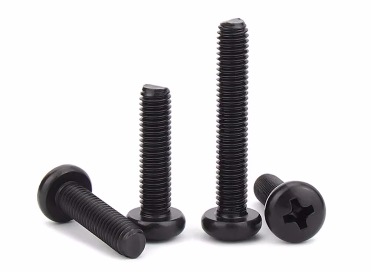 M4 M5 M6 M8 Black 304 stainless Phillips Cross Pan Head Round head Machine Screw