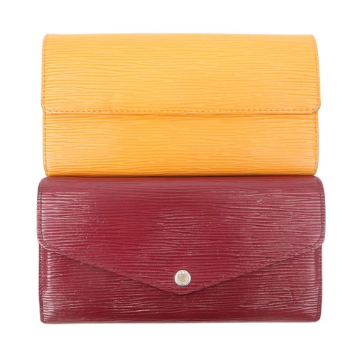 Louis Vuitton Epi Set of 2 Long Wallet M6359H M60580 Auth Used