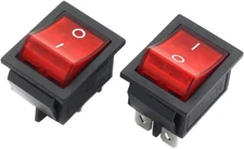 Fancierstudio Power Heat Press 2-Pack Rocker Power Switch 30A 4 Pin 2 Position O