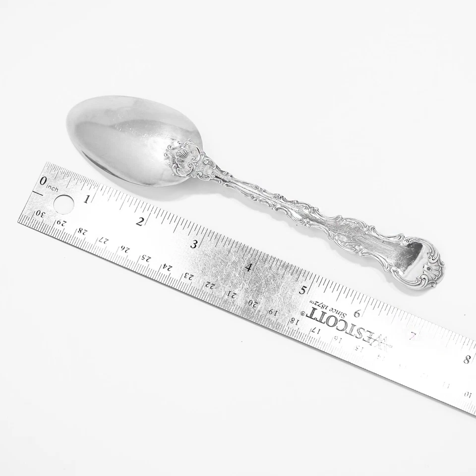 Набор из 5 ложек для обеденного супа из чистого серебра Birks Pompadour - Изображение 2 из 3